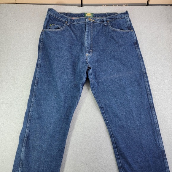 Cabela's Other - Cabela's Roughneck Jeans Mens 40x32 Blue Flannel Lined Relaxed Fit Denim Pants